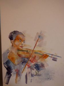 Voir le détail de cette oeuvre: la violoniste